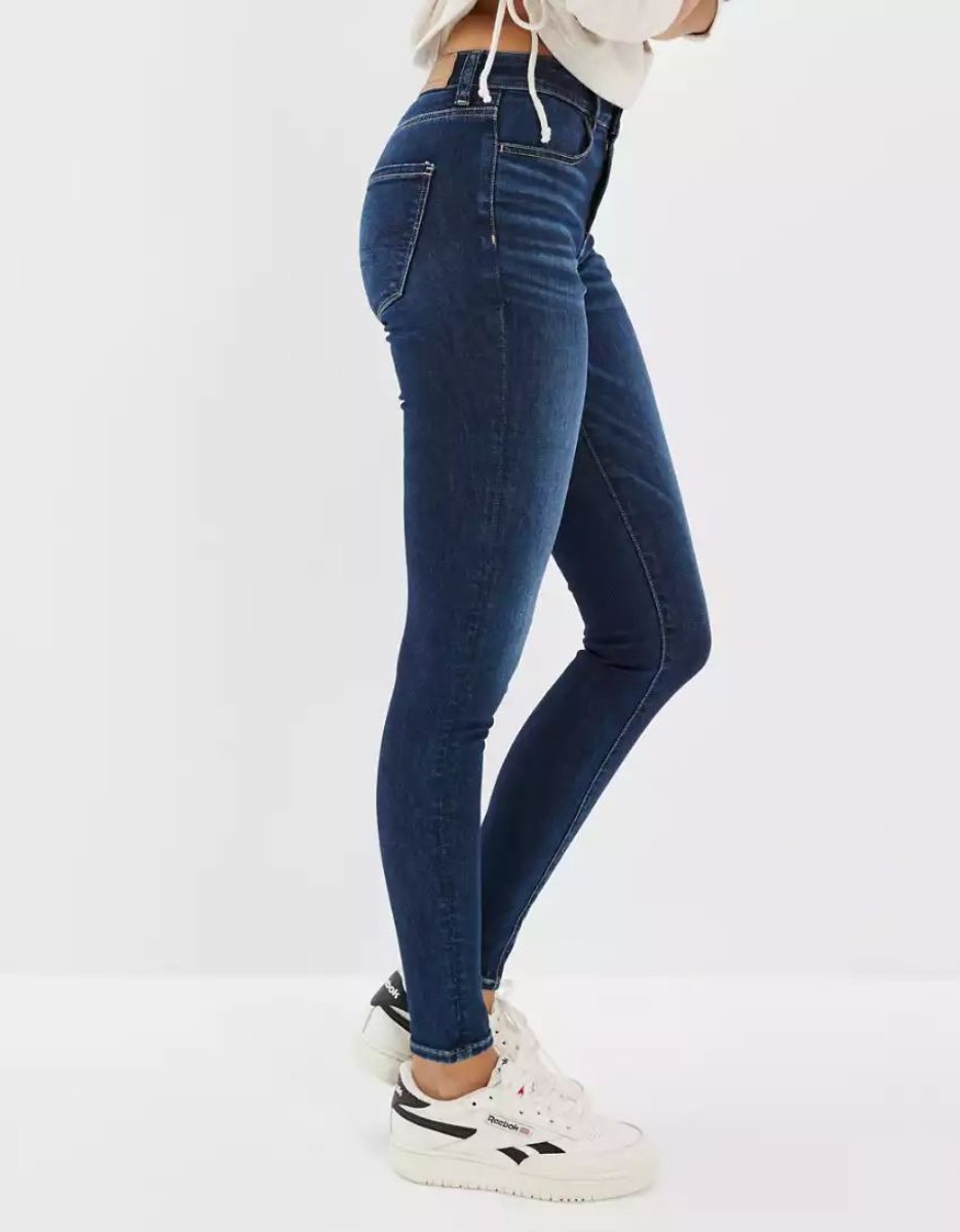 Jean American Eagle AE Ne(x)t Level High-Waisted Jegging Multicolore Femme | HKI-74599531